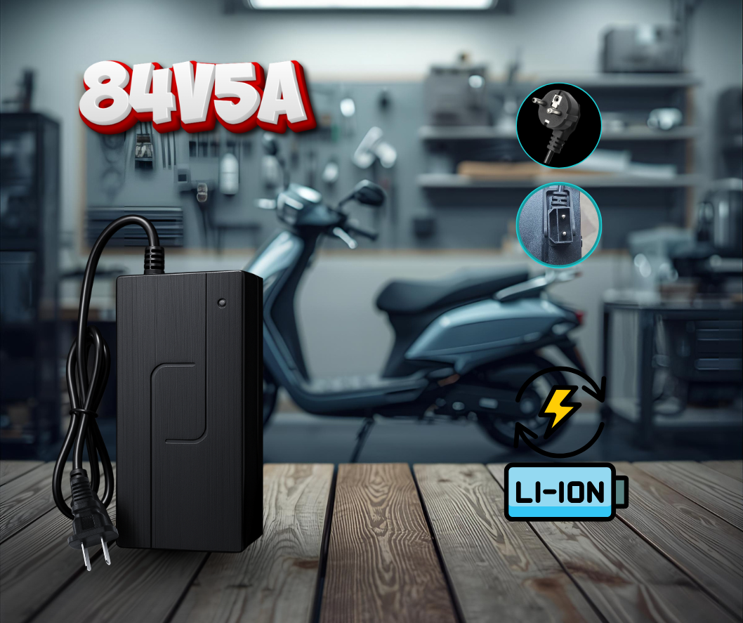 🔌 84V 5A Li-ion
